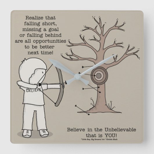 Horloge Carrée Better Next (Recto)