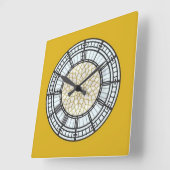 Horloge Carrée Big Ben Style Wall Clock (Angle)