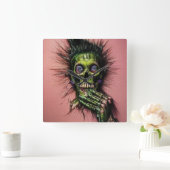 Horloge Carrée Big Eye Horror Déplaisant Boo (Maison)