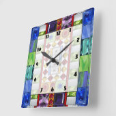 Horloge Carrée Bijoux 1 (Angle)