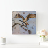 Horloge Carrée Bird of Prey Osprey (Maison)