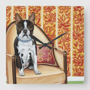 Horloge Carrée Biscuit d'Oreo Boston