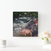 Horloge Carrée Black Doberman (Maison)