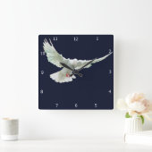 HORLOGE CARRÉE BLANC DOVE (Maison)