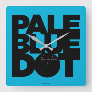 Horloge Carrée Bleu-clair