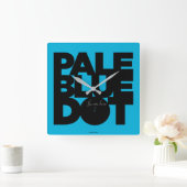 Horloge Carrée Bleu pâle (Maison)
