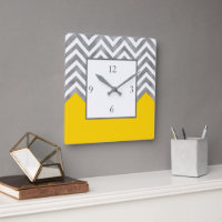 Bloc de couleur gris blanc jaune Chevron