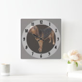 Horloge Carrée Bloodhound (Maison)
