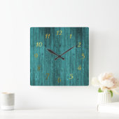 Horloge Carrée blue watch (Maison)
