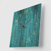 Horloge Carrée blue watch (Angle)
