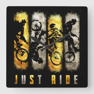 Horloge Carrée Bmx Bmx Gold