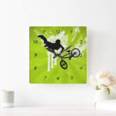 Horloge Carrée BMX Wall (Maison)