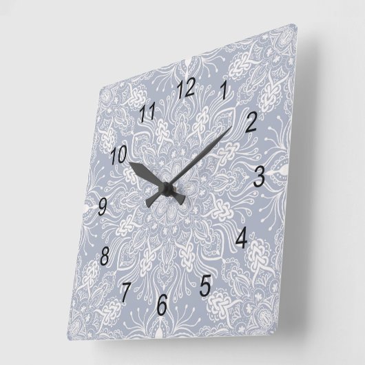 Horloge Carrée Boho Barkley (Angle)