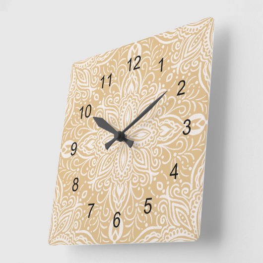 Horloge Carrée Boho Barrett (Angle)