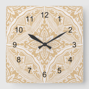 Horloge Carrée Boho Briella