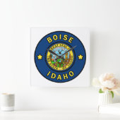 Horloge Carrée Boise Idaho (Maison)