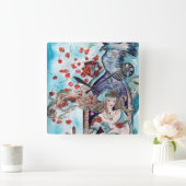 HORLOGE CARRÉE BOÎTE ORIENTAL FAIRY (Maison)