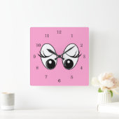 Horloge Carrée Bonjour (Maison)