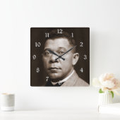 Horloge Carrée Booker T. Washington The Great Accommodator (Maison)
