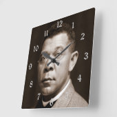 Horloge Carrée Booker T. Washington The Great Accommodator (Angle)