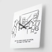 Horloge Carrée Boss dit que si vous ne saviez pas autant, je vous (Angle)