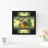 Horloge Carrée ~ botanique de Giorgio Gallesio de ~ de fruit de ~ (Maison)