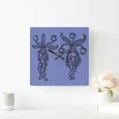 Horloge Carrée Botanique : Mandragore, 1476 (Maison)