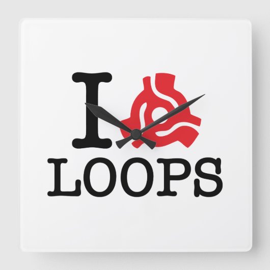 Horloge Carrée Boucles d'adaptateur I 45 (Recto)