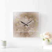 Horloge Carrée bouddha (Maison)