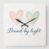 Horloge Carrée Bound by Light (Recto)