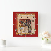 Horloge Carrée BOWL OF HYGEIA MONOGRAM Medicine, Pharmacie (Maison)