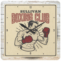 Boxer Retro Prizefighter Boxer Club personnalisé