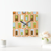 Horloge Carrée Boxes 60s (Maison)
