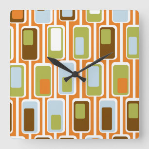 Horloge Carrée Boxes 60s