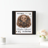 Horloge Carrée Boykin Spaniel (Maison)