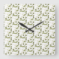 Branche d'olivier et Feuilles Motif sans soudure