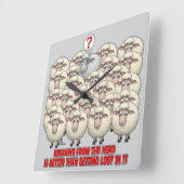 HORLOGE CARRÉE BREAKING FROM THE HERD IS BETTER THAN GETTING LOST (Angle)