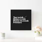 Horloge Carrée Breaking Moves (Breakdance) (Maison)