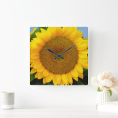 Horloge Carrée Bright Blue (Maison)