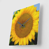 Horloge Carrée Bright Blue (Angle)