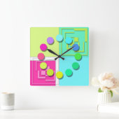 Horloge Carrée Bright ful watch (Maison)