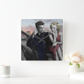 Horloge Carrée Brooklyn (Maison)