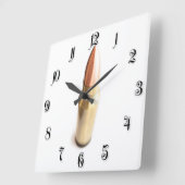 Horloge Carrée Bullet (Angle)