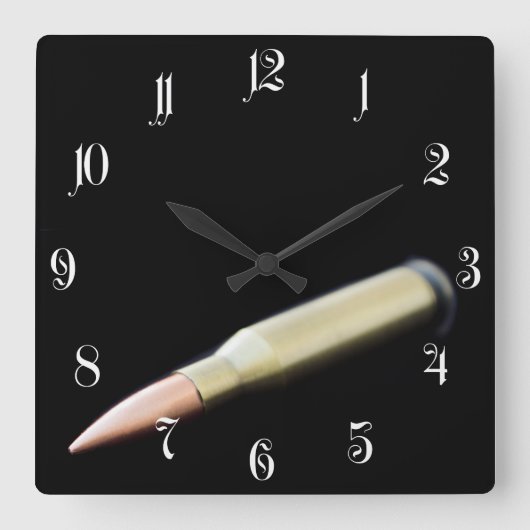 Horloge Carrée Bullet (Recto)