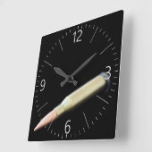 Horloge Carrée Bullet (Angle)