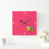 Horloge Carrée Bumble Bee (Maison)