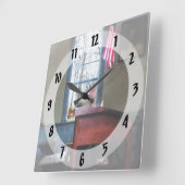 Horloge Carrée Bureau de l'enseignant (Angle)