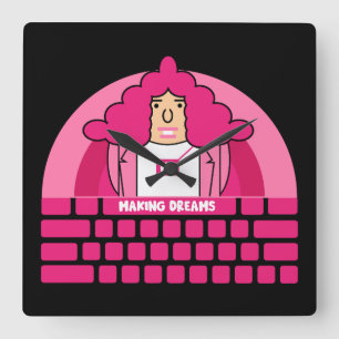 Horloge Carrée Bureau des ressources humaines