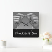 Horloge Carrée Cabinet Dentaire (Maison)