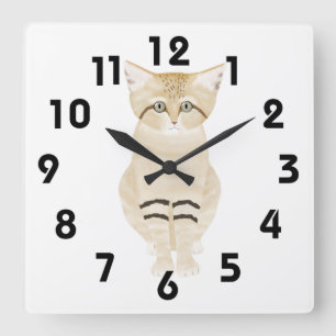 Horloge Carrée Cachette de sable